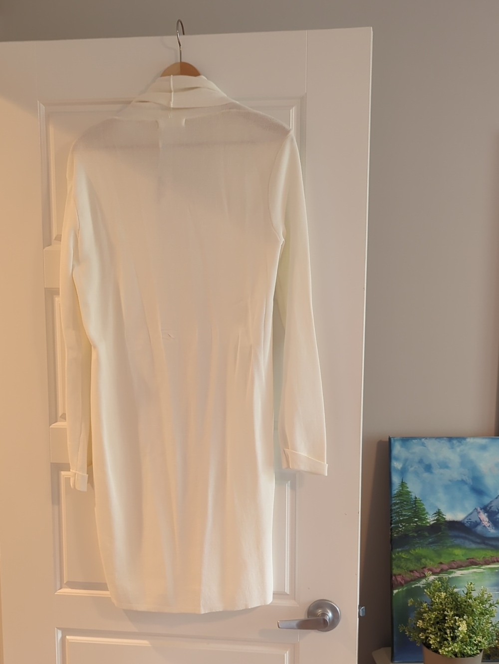 Mod Ref Cream Open-Front Cardigan - Picture 3 of 3